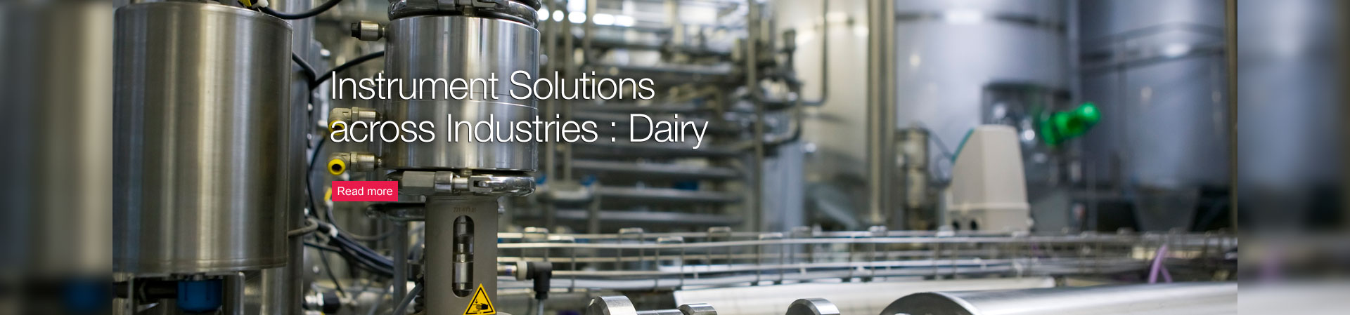 Instrument Solutions across Industries: Dairy